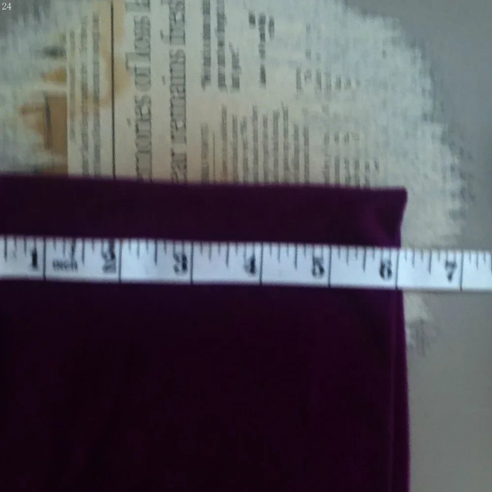 VICTORIA SECRET PINK Raspberry Long Yoga Pants with Fold-Over Top XL - Picture 7 of 8